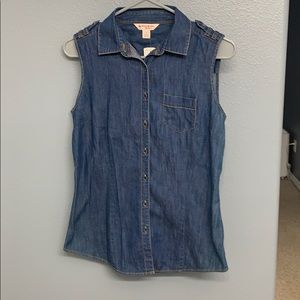 Brooks Brothers lightweight jean vest